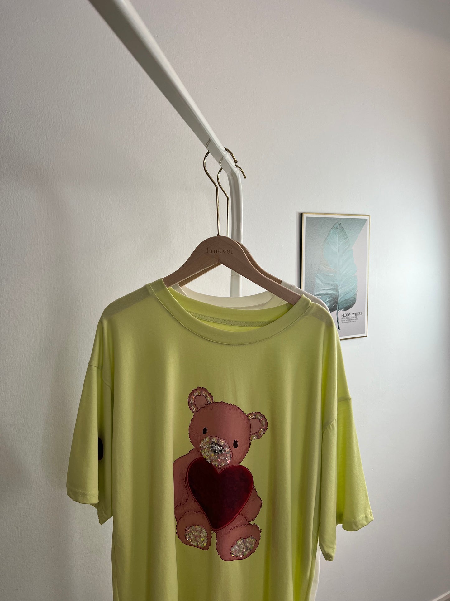 T4392 Heavy Industry Love Bear Oversized T-Shirt