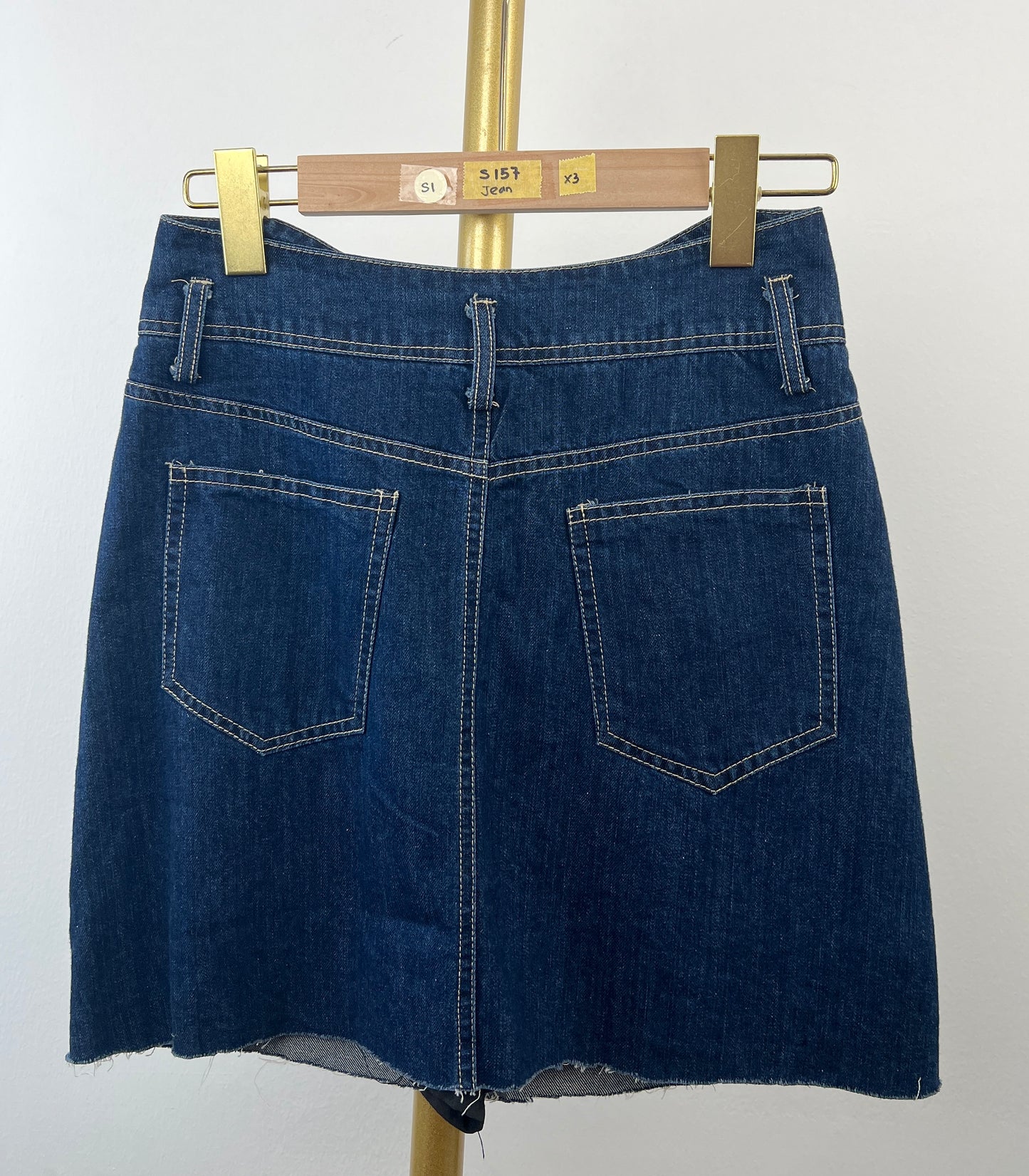 S157-Jean Skirt