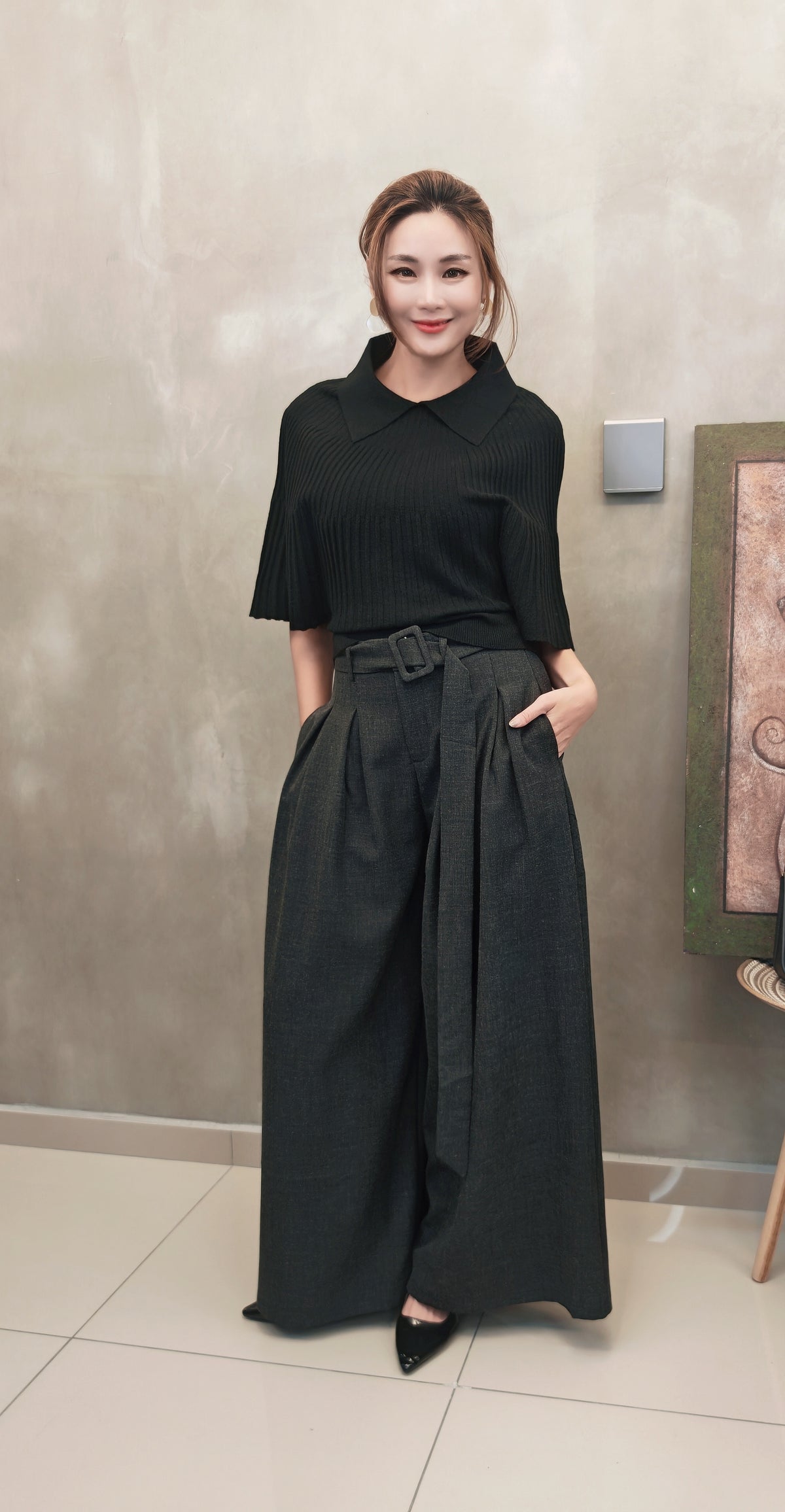 Z1233 1662 Pants 阔腿西装裤