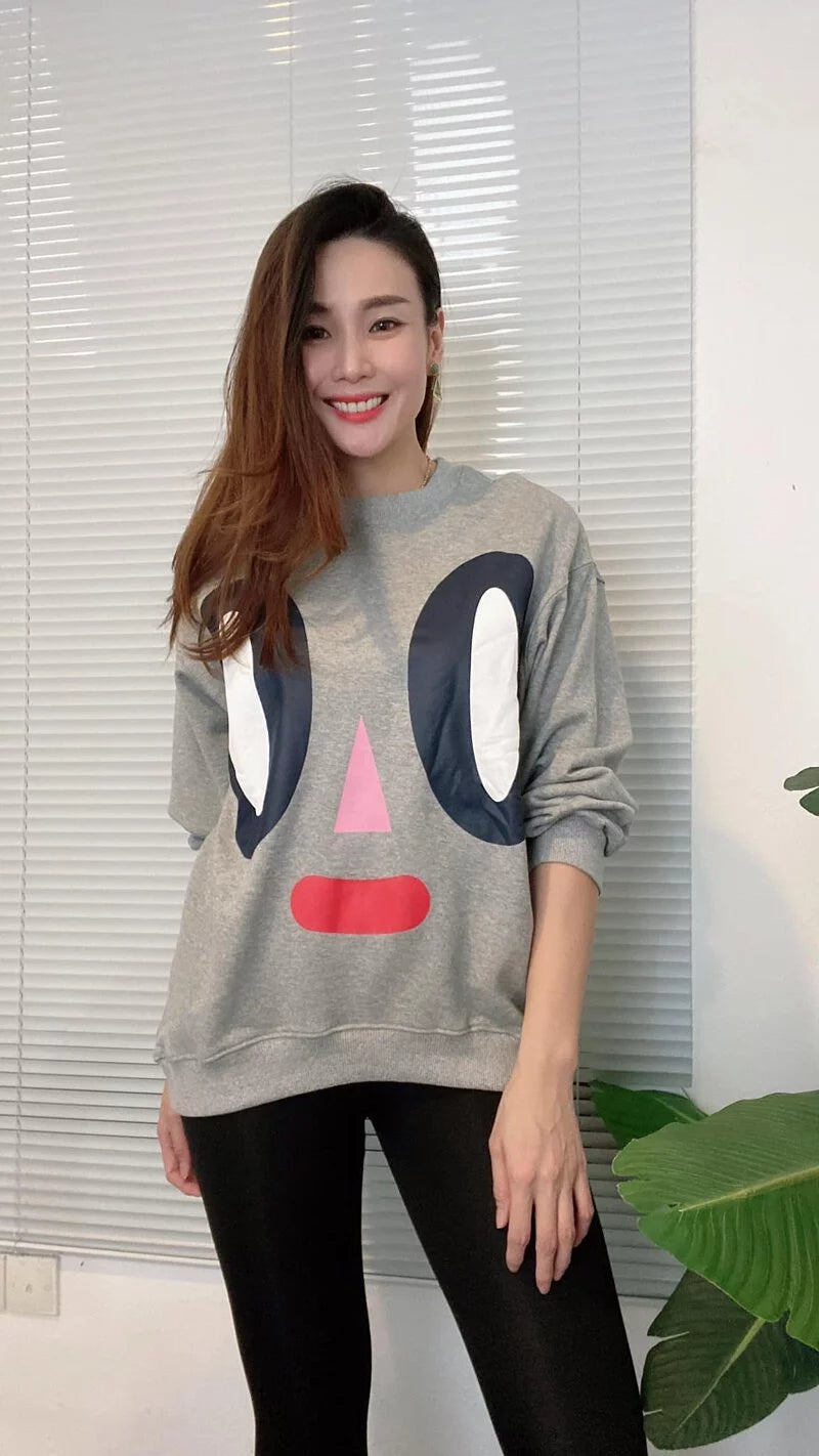 T4428 LONG SLEEVE CORTOON HOODIE