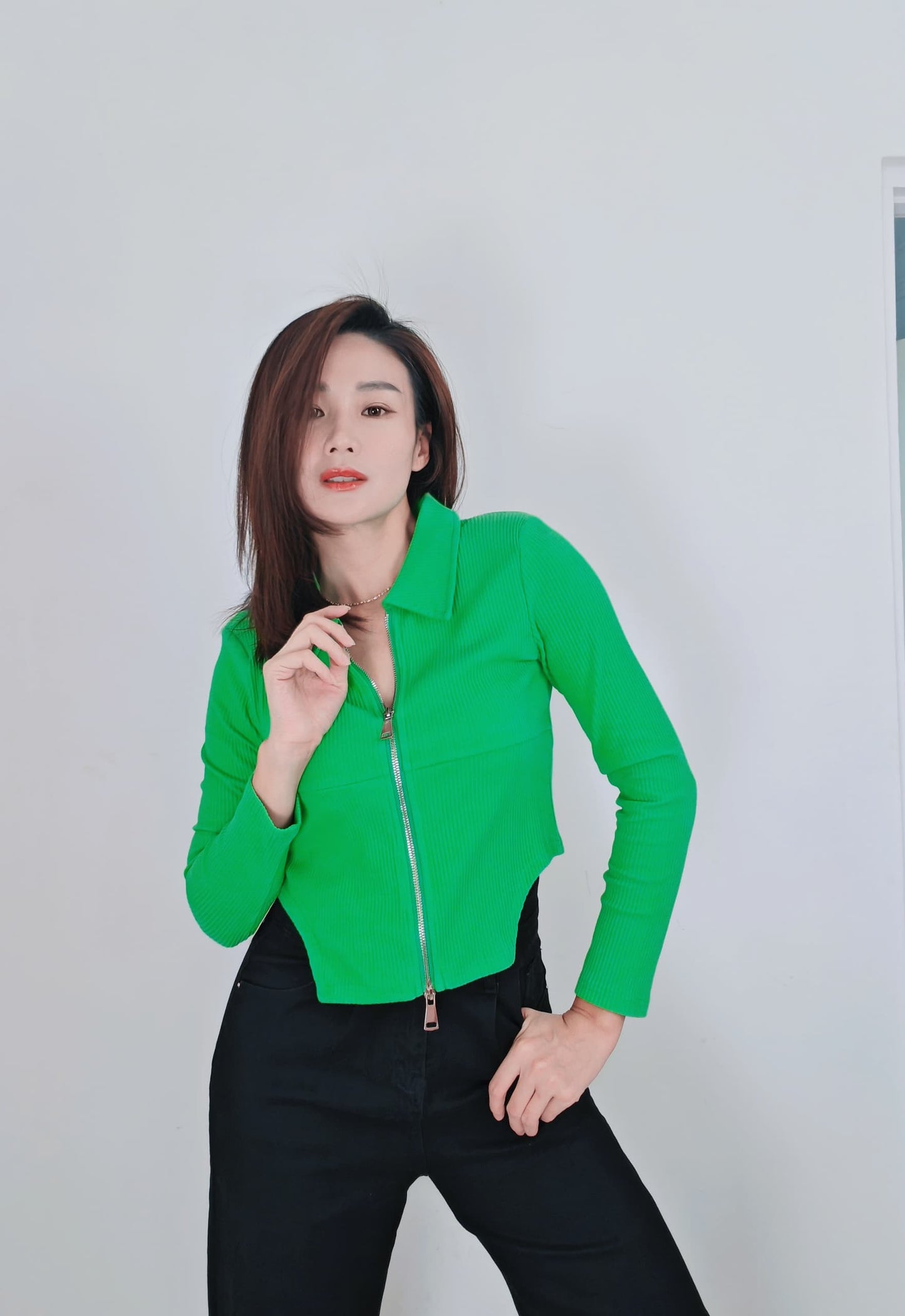 T5005 Long Sleeve Shirt with Zipper