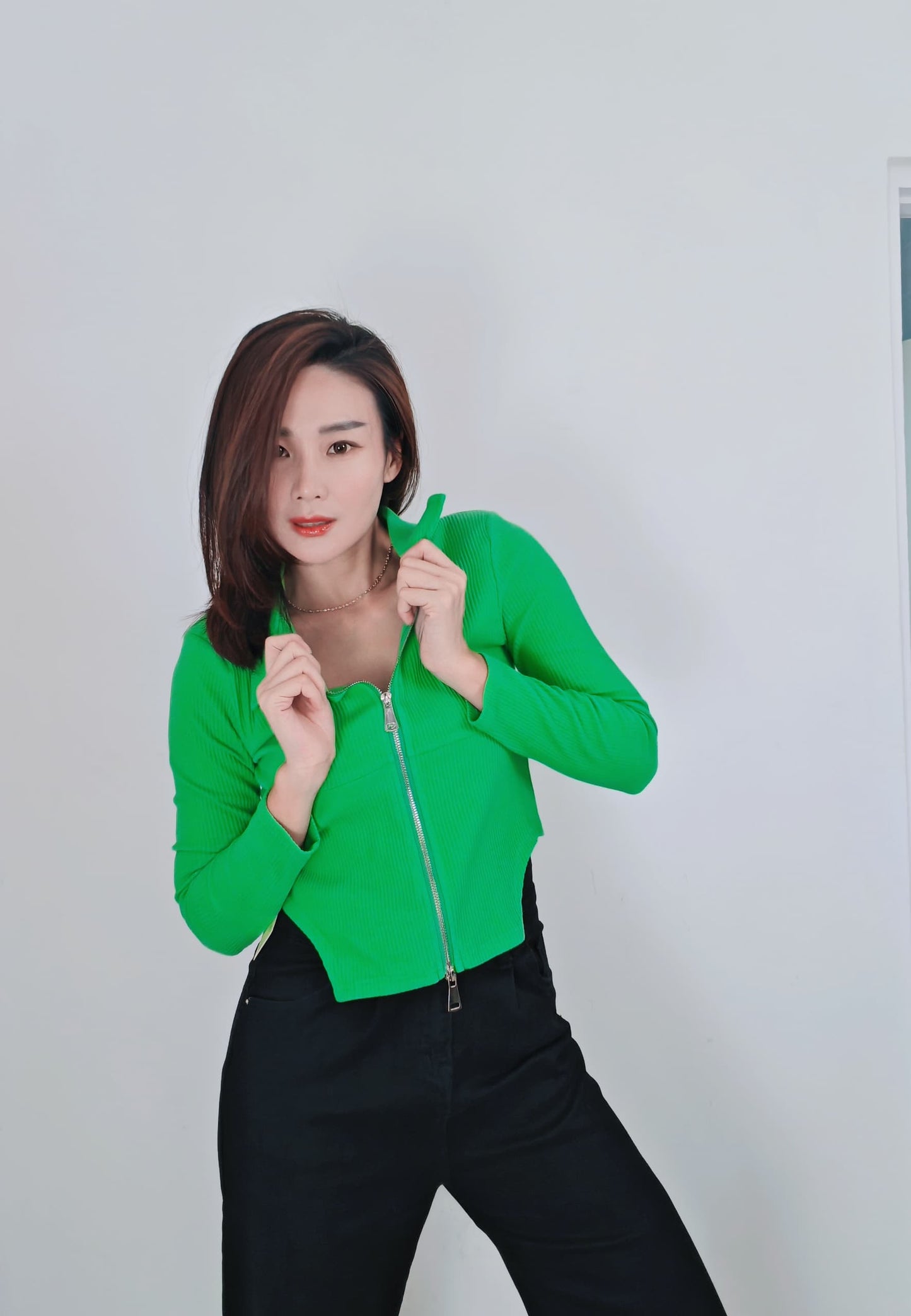 T5005 Long Sleeve Shirt with Zipper