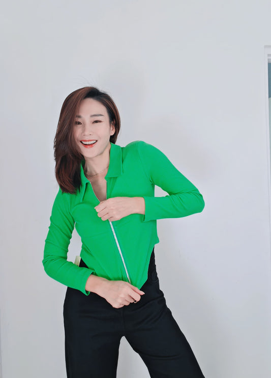 T5005 Long Sleeve Shirt with Zipper