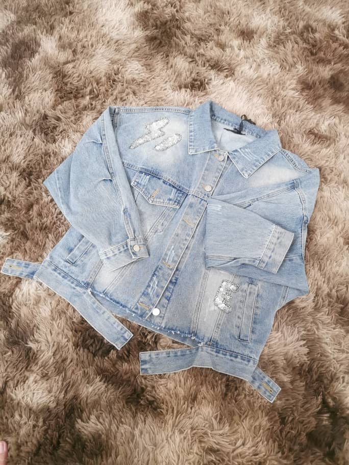 J5742 设计款钉钻牛仔外套 Jean Jacket