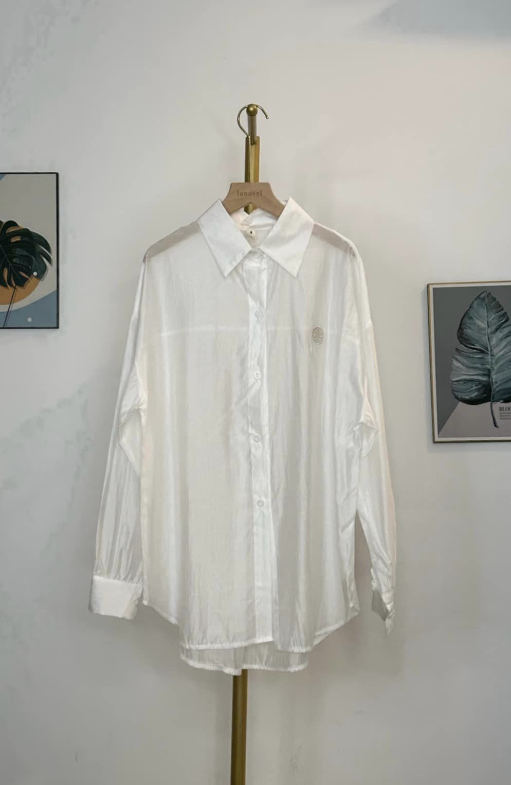 T5833 刺绣天丝衬衫 Long Sleeve Shirt