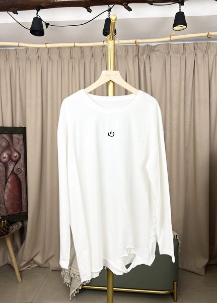 T6326 Long Sleeve T Shirt - White