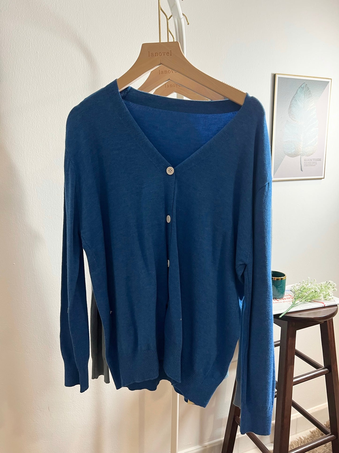 T5555 Cashmere Long Sleeve Cardigan