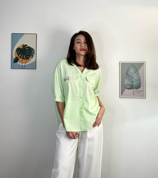 T5296 Korean-style Short Sleeve Top