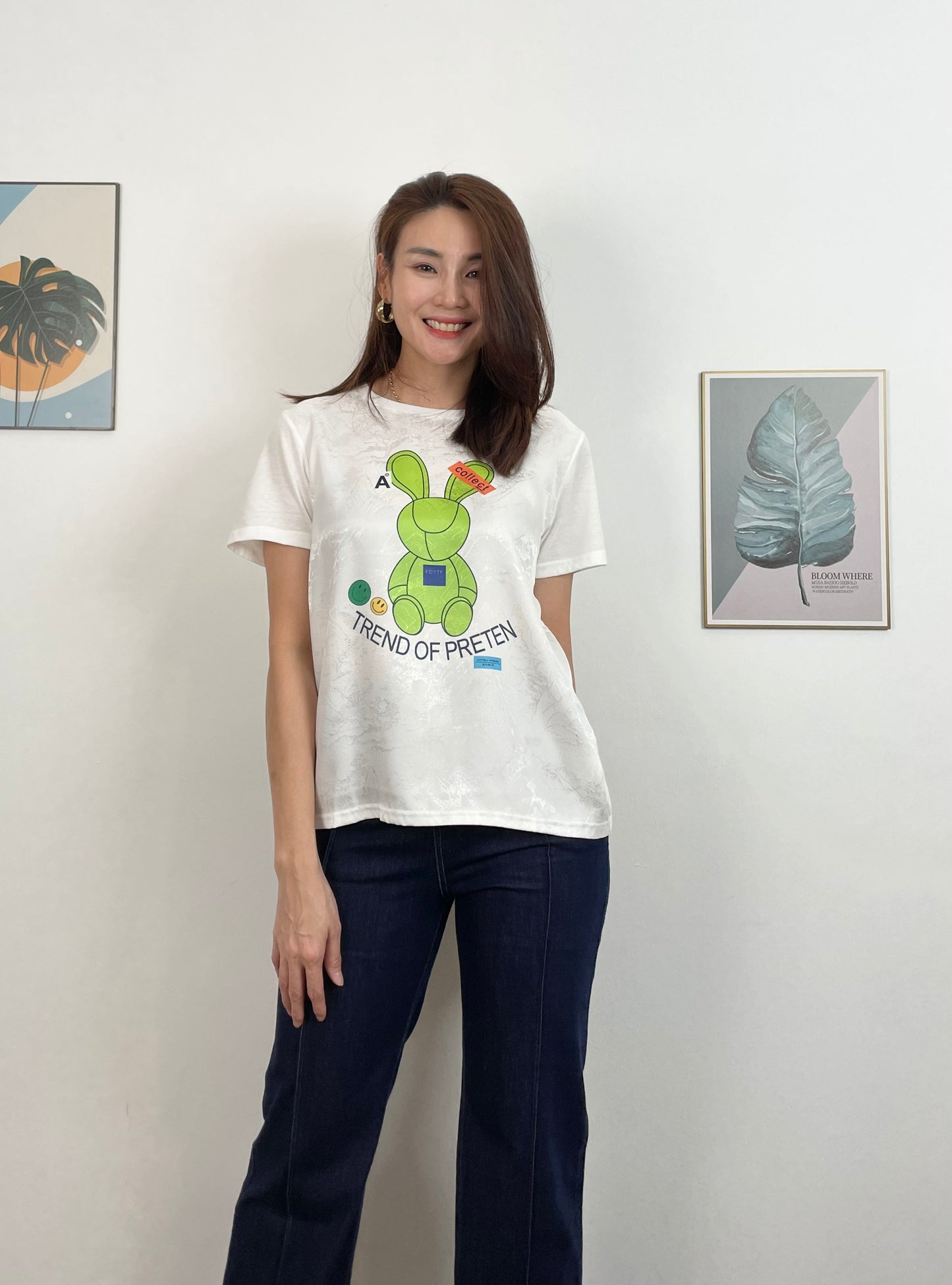 T6001 Silk Graphic T-shirt