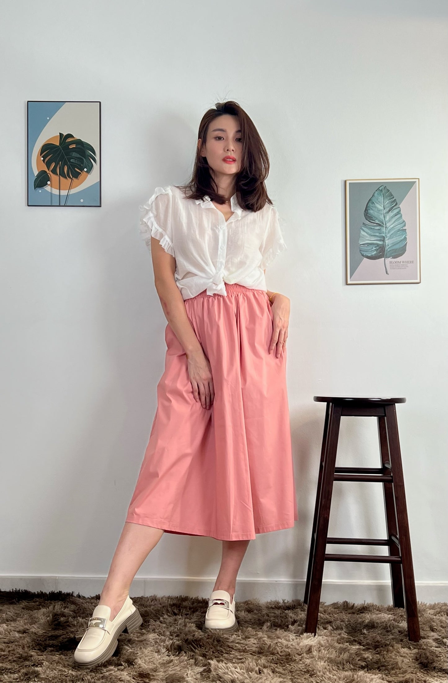 P5705 Custom-made Wide-leg Pants