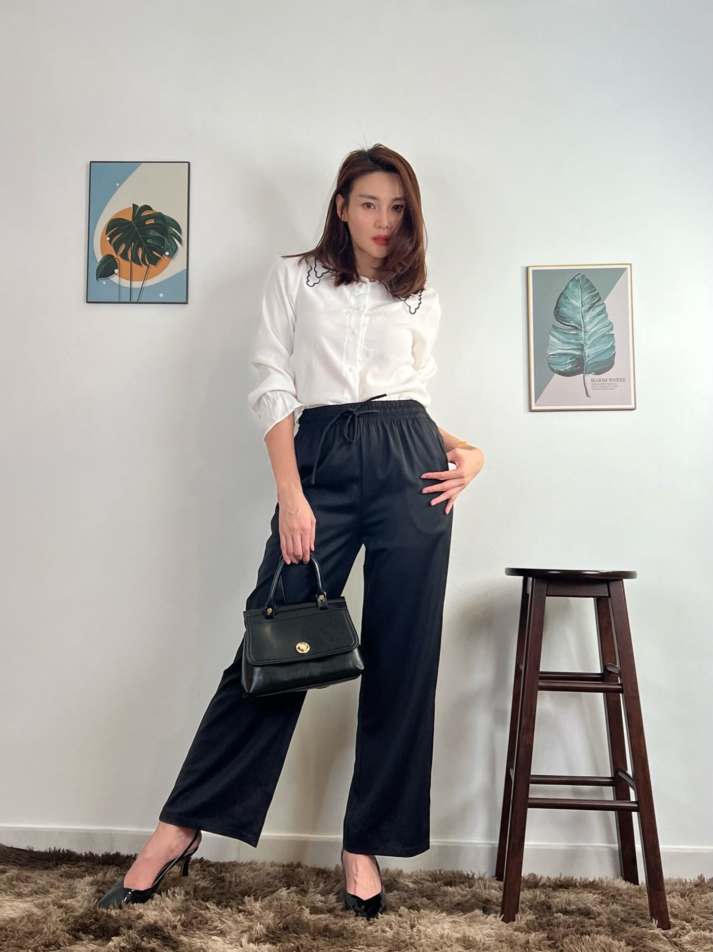 P5670 Premium Wide-leg Pants