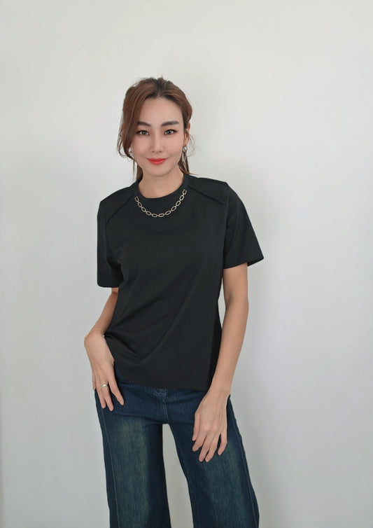 Z256+?】Z256 S8371 Short Sleeve Top 短袖衫(項鏈隨机送)