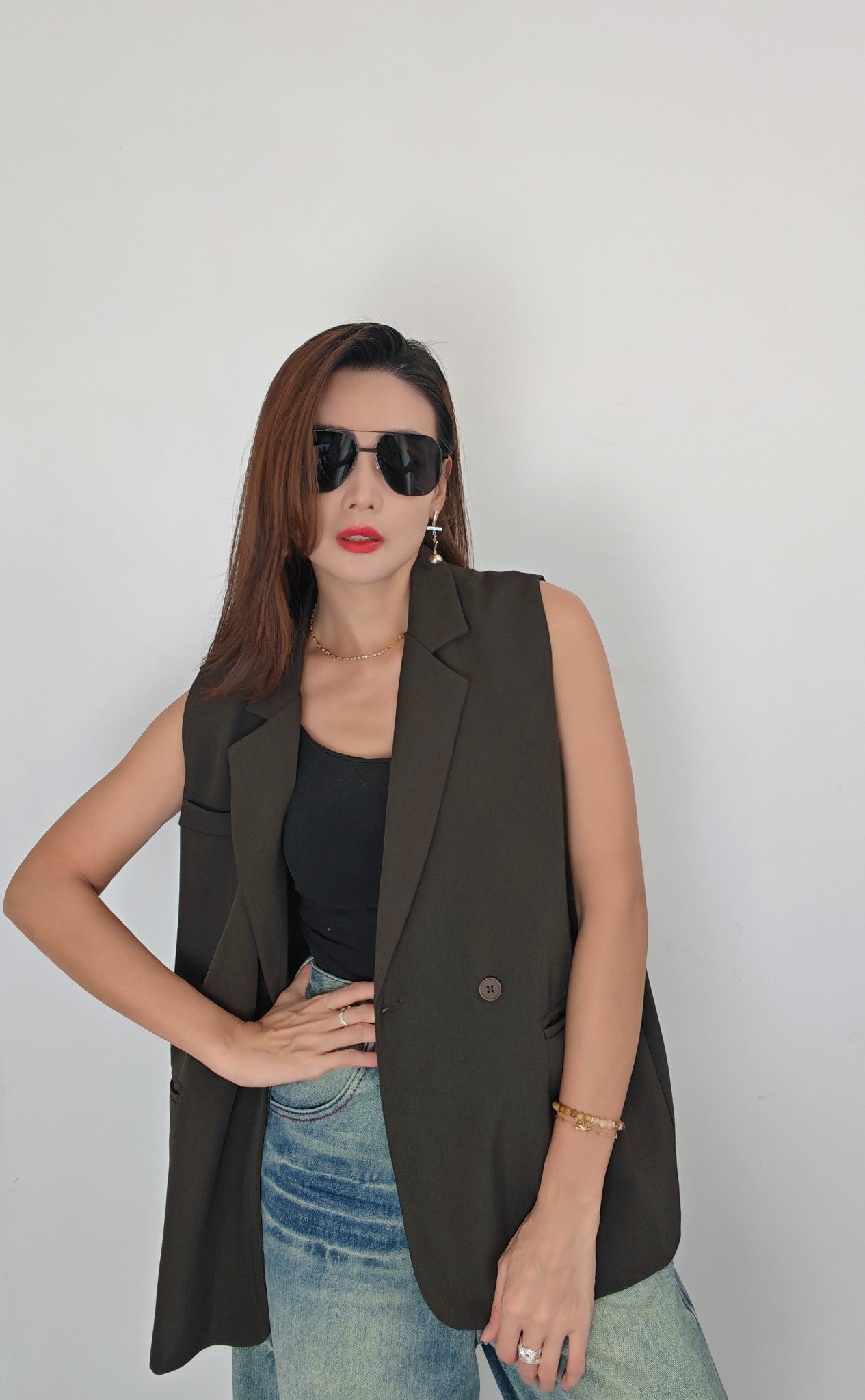 Z304 1380 Vest (BROWN)