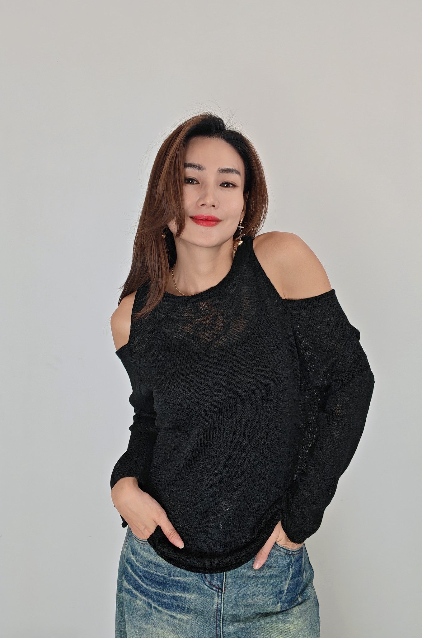 Z591 Y19015 Top 上衣 with belt