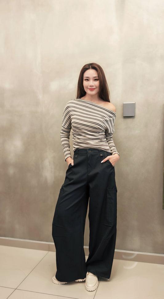 Z1250 9807-1 Top 条纹上衣