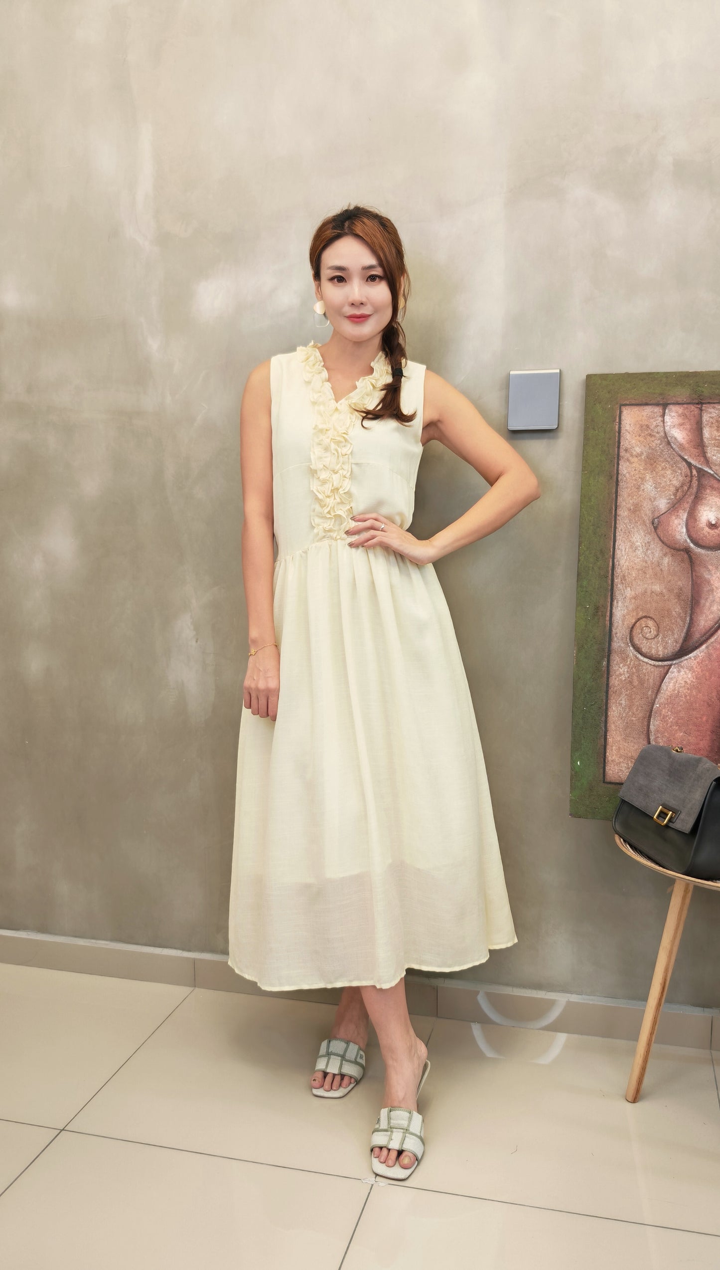 Z909 577 Dress 无袖连衣裙