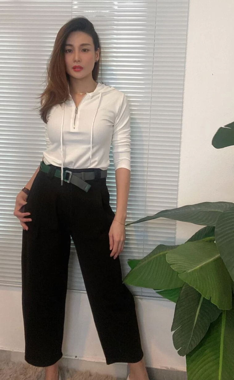 P4214 High Waist Premium Black Jeans